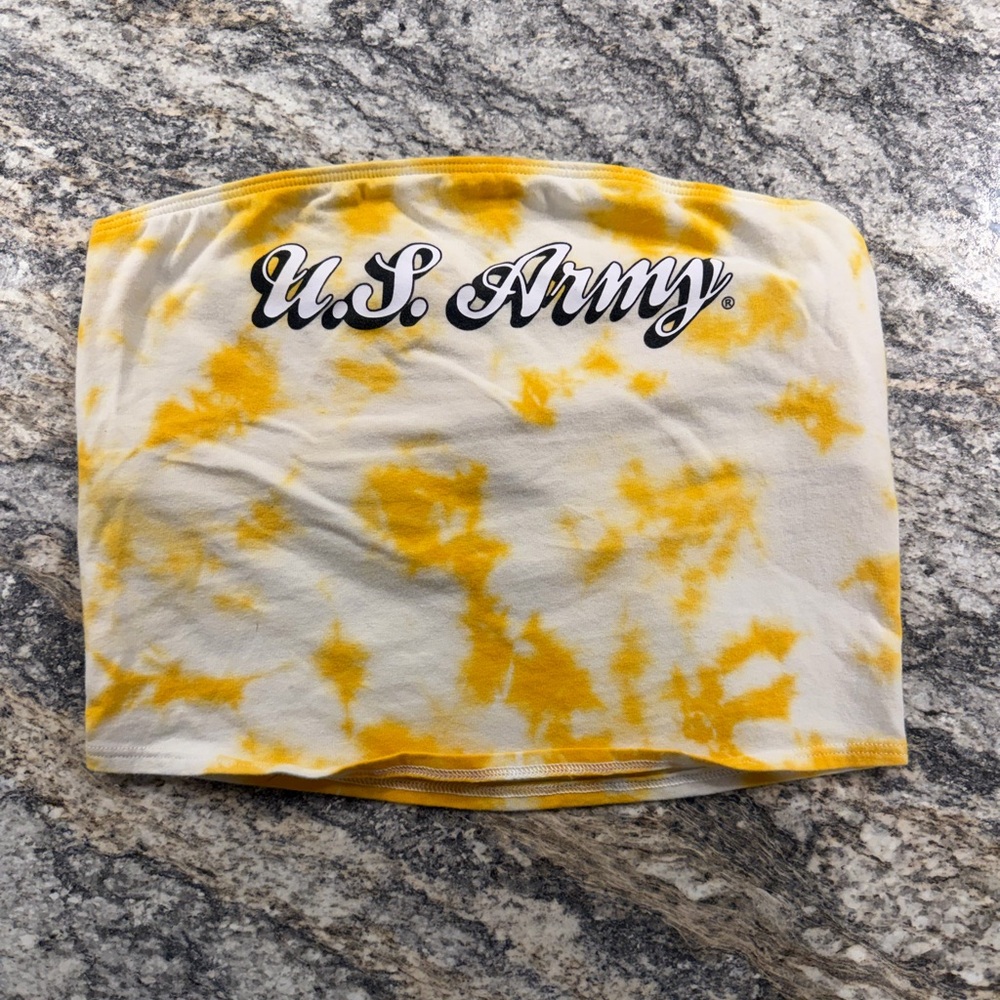 PINK Victoria’s Secret Tie-Dye U.S. Army Tube Top